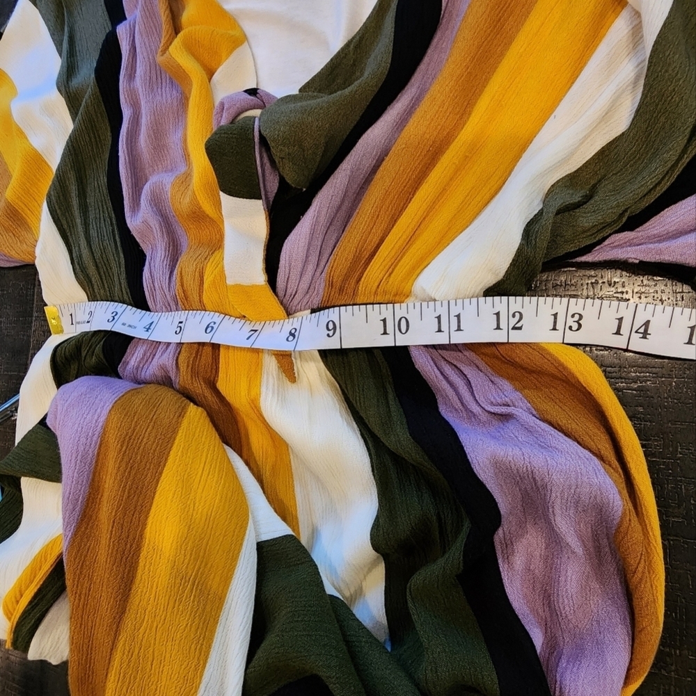 Lisa & Lucy Striped Multicolor Maxi Maternity Dress - Picture 5 of 9